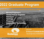 Evolution Mining 2022 Graduate Program